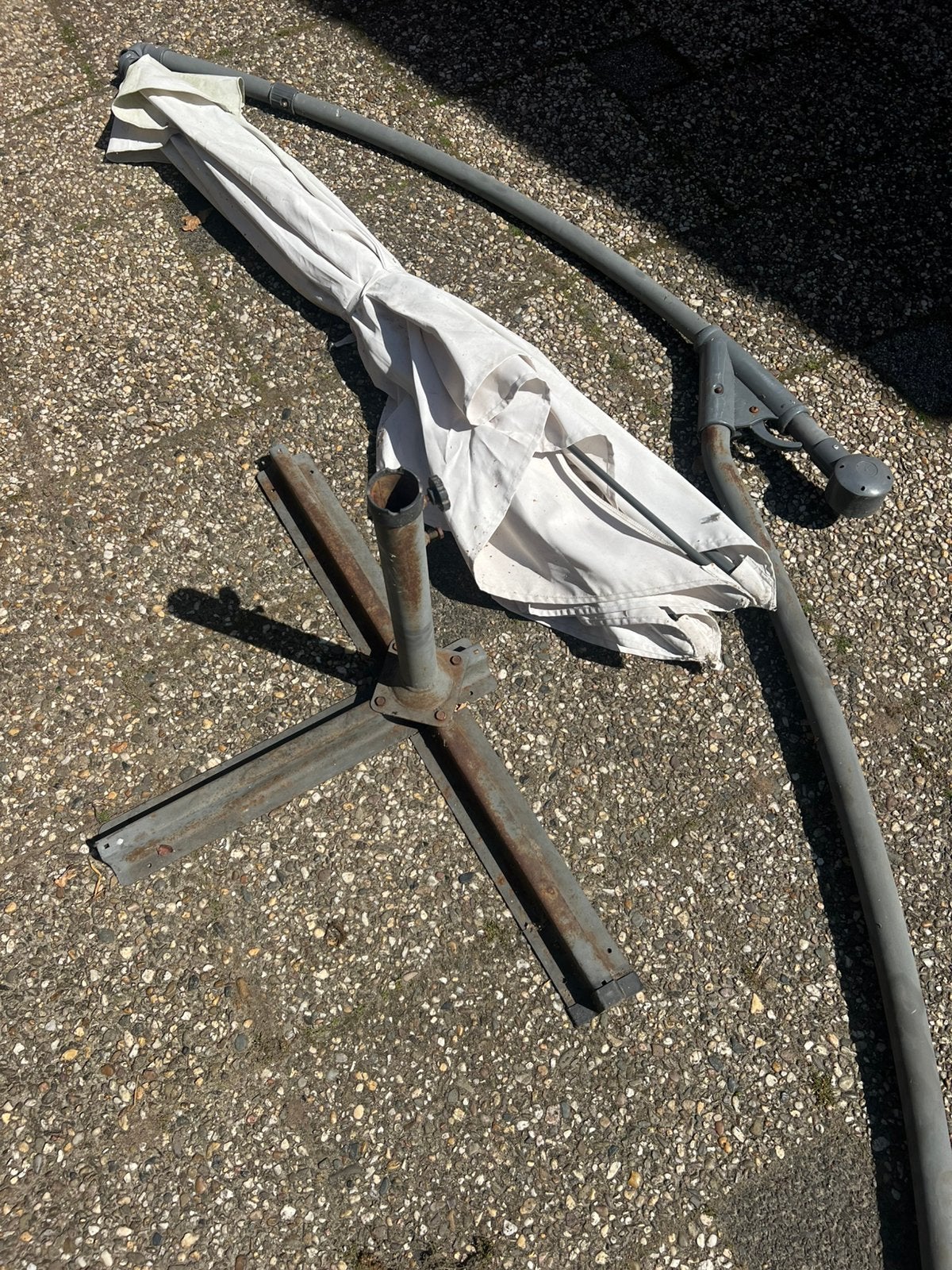 Gratis parasol, Ophalen, Gebruikt, 1 tot 2 meter