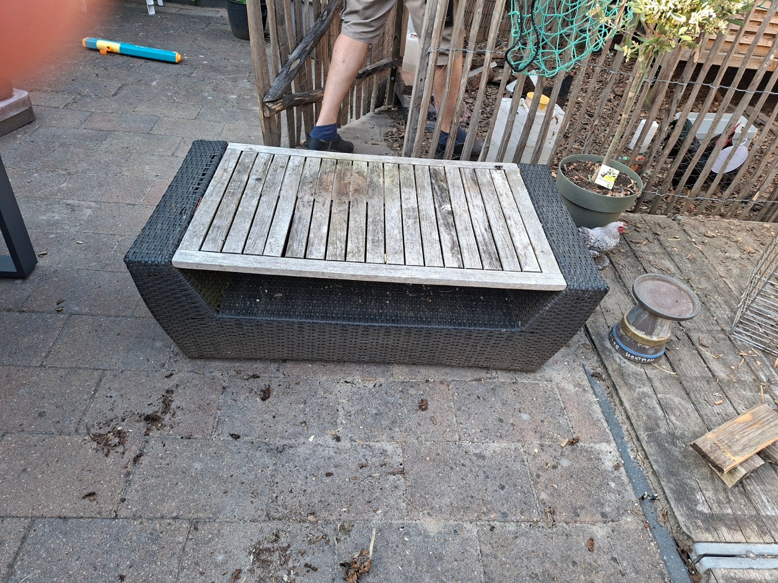 Tuintafel gratis, Ophalen, Gebruikt