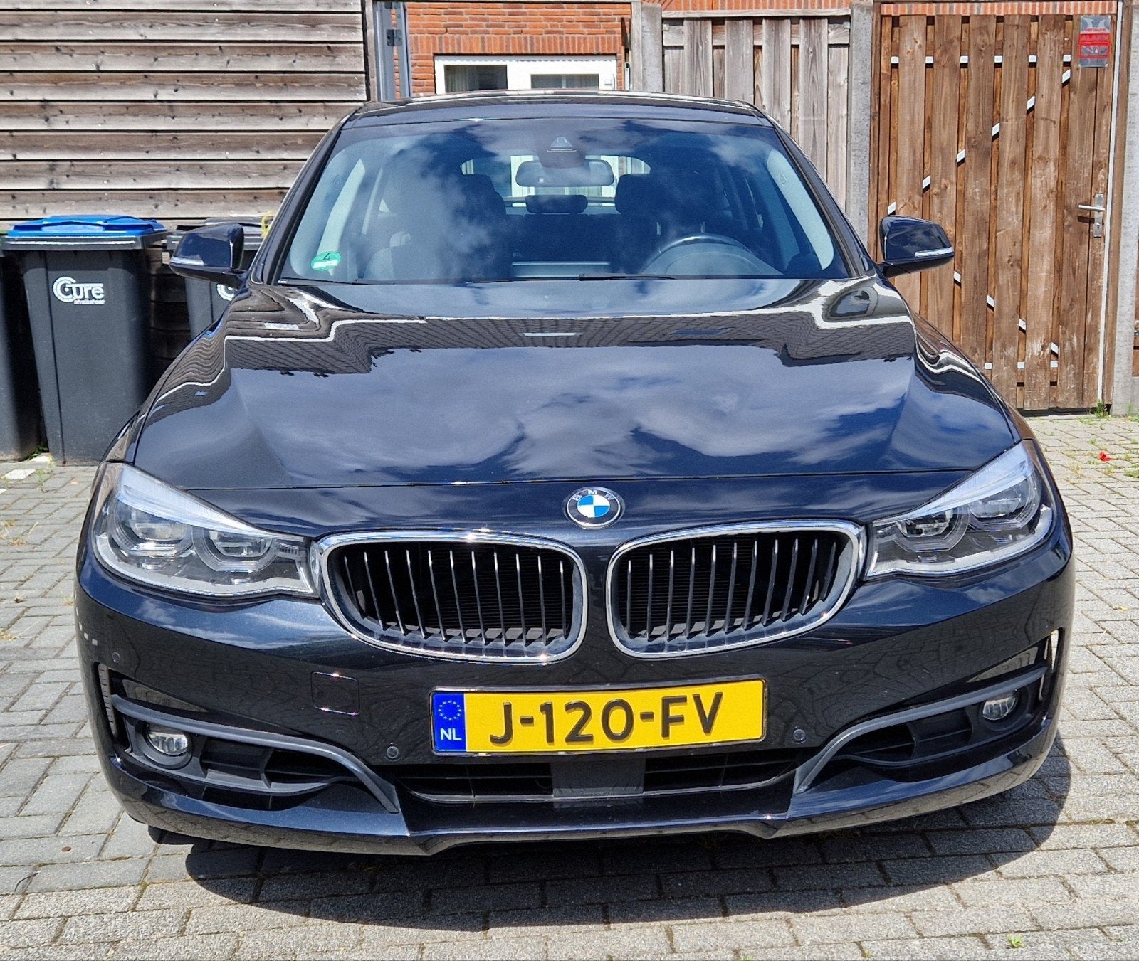 BMW 3-Serie GT 330i LCI 252pk Aut 2016 Zwart HUD, B48, Alarm, Auto's, BMW, Automaat, 252 pk, Lichtsensor, Zwart