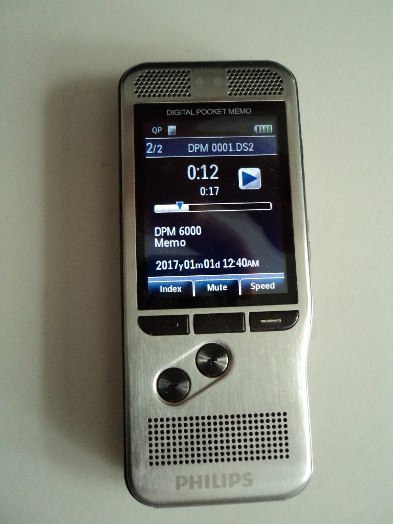 Philips DPM6000 voicerecorder pocketmemo spraakrecorder, Ophalen of Verzenden, Gebruikt, Audio