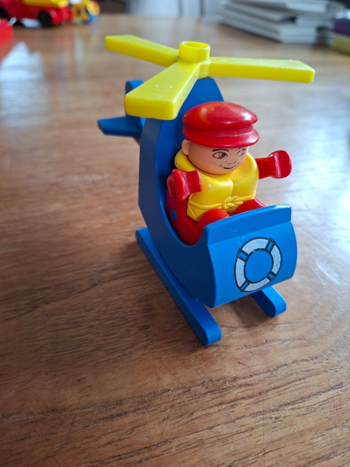 Vintage Fisher-Price Helikopter met Piloot, Ophalen of Verzenden, Gebruikt, Duplo