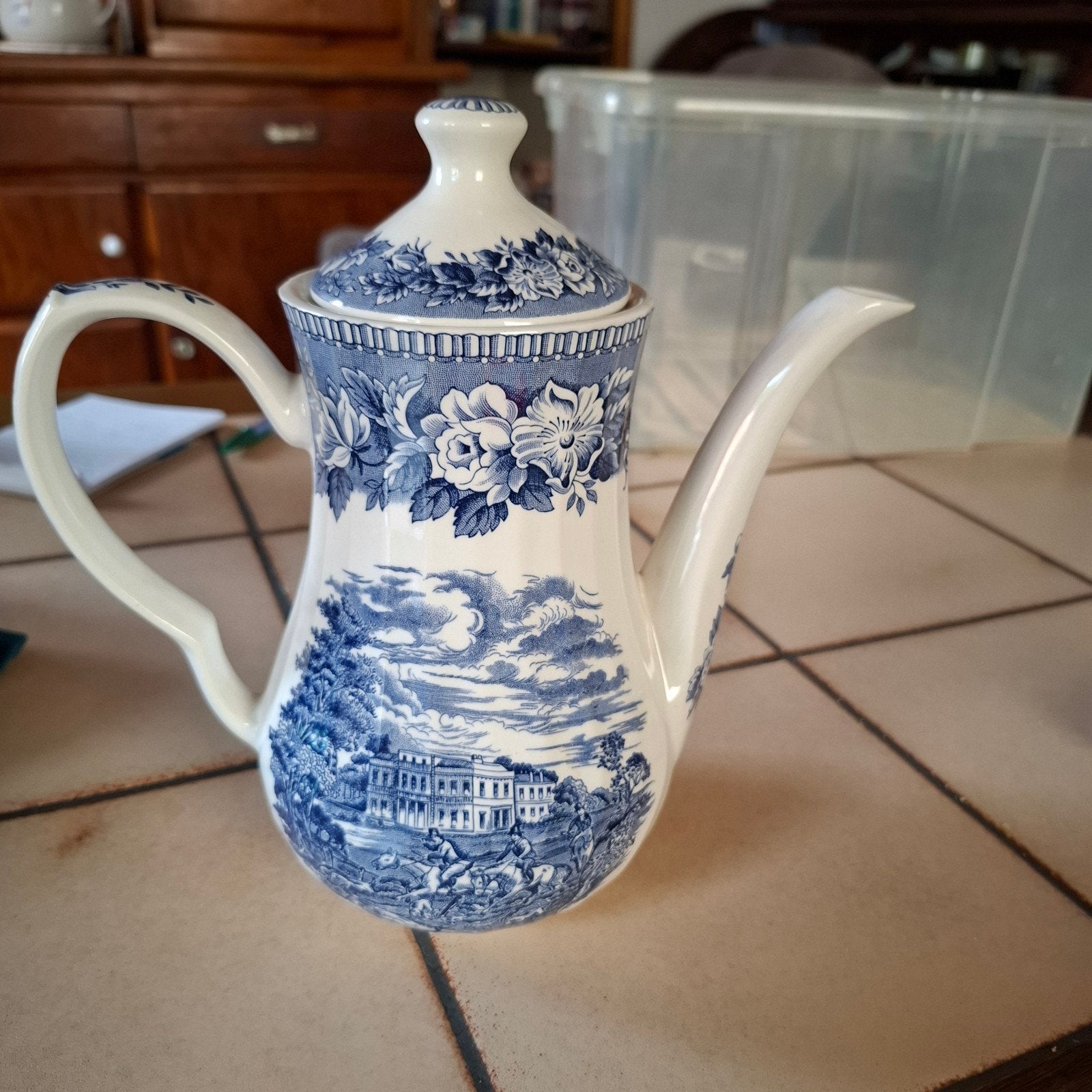 Vintage H. Aynsley & Co Ltd Ironstone koffiepot, Antiek en Kunst, Ophalen of Verzenden
