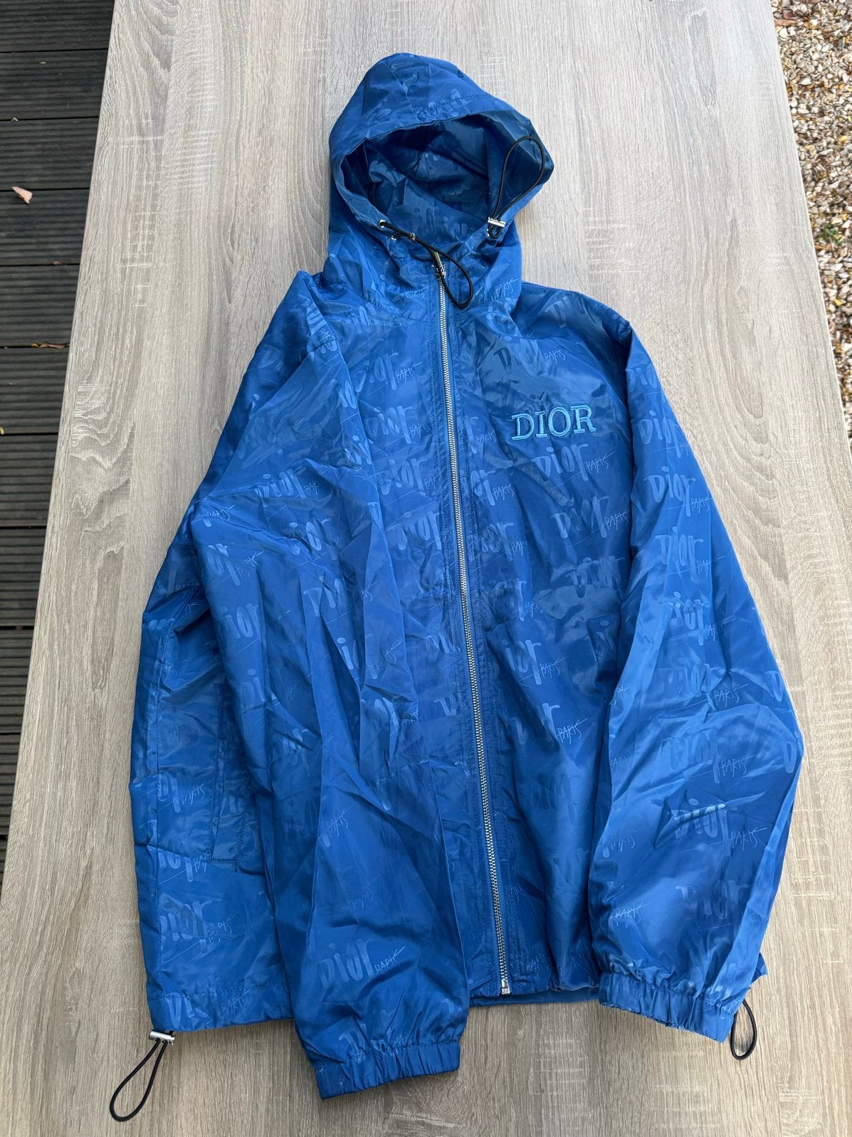 Dior Windjack - Blauw - Zo goed als nieuw, Verzenden, Zo goed als nieuw, Maat 52/54 (L), Blauw