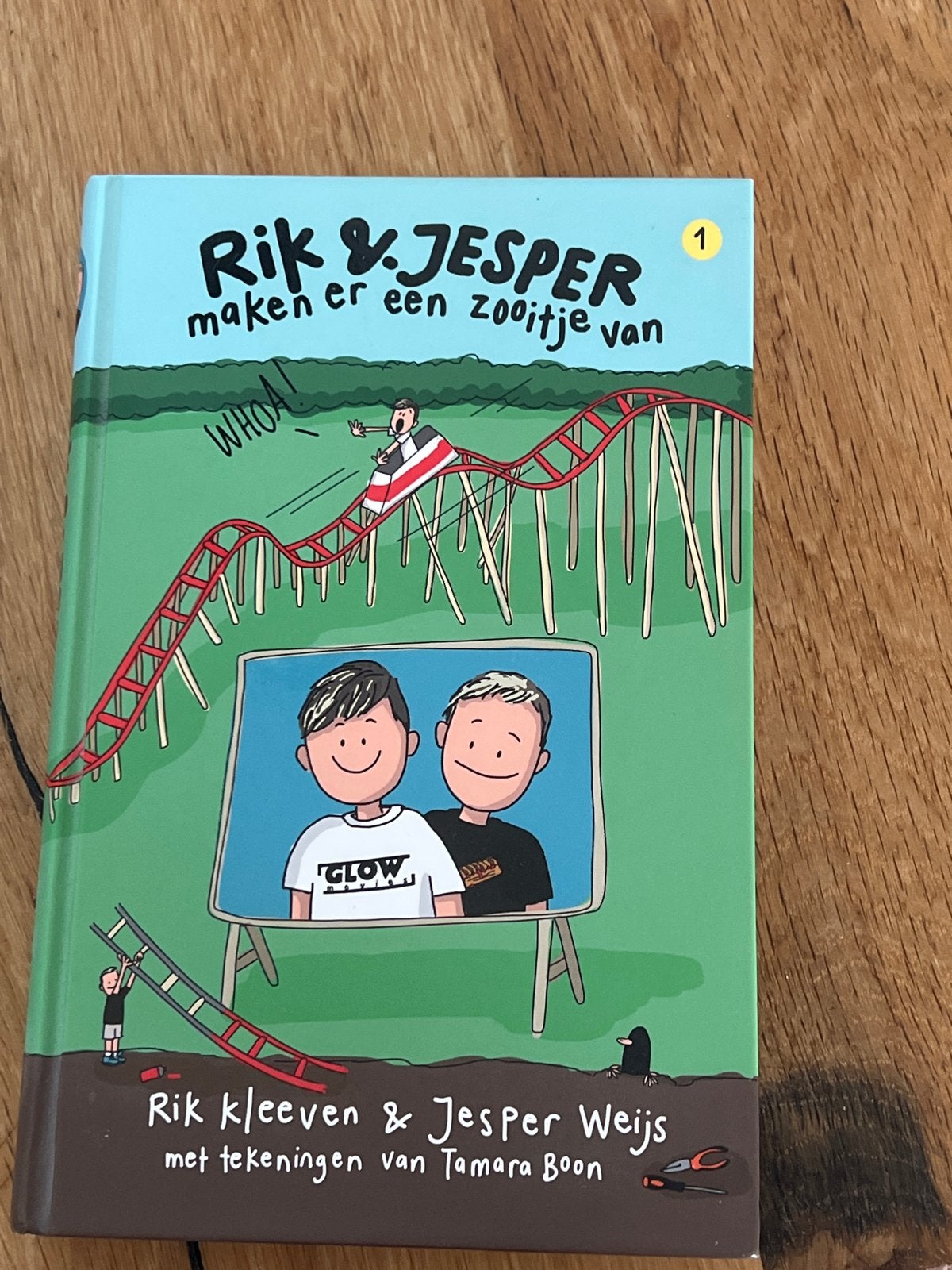 Rik & Jesper maken er een zooitje van - Deel 1, Boeken, Kinderboeken | Jeugd | 10 tot 12 jaar, Zo goed als nieuw, Fictie, Ophalen