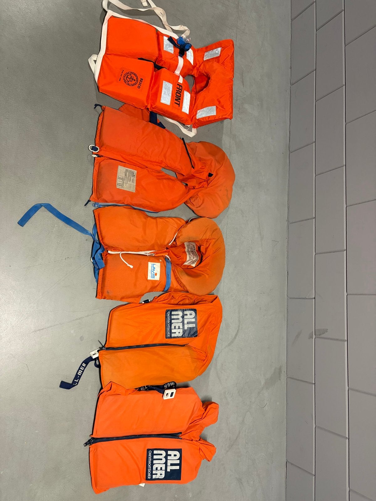 5 reddingsvesten - Diverse maten en types, Ophalen, Gebruikt, Overige typen