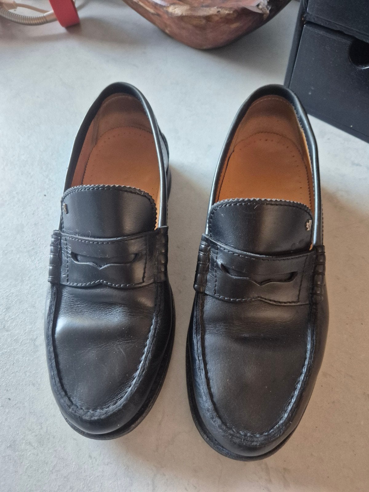 Van Bommel Hand-Sewn Loafers - Zwart Leer, Loafers, Zwart, Floris van Bommel, Ophalen of Verzenden