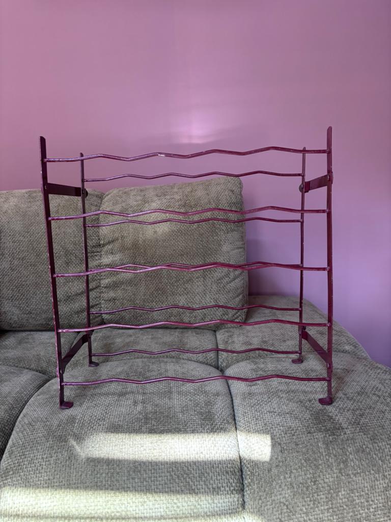 Wijnrek bordeauxrood, Ophalen, Gebruikt, Minder dan 50 cm