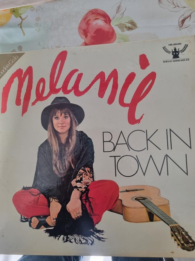 Melanie back in town vinyl, Ophalen of Verzenden, Gebruikt, 12 inch
