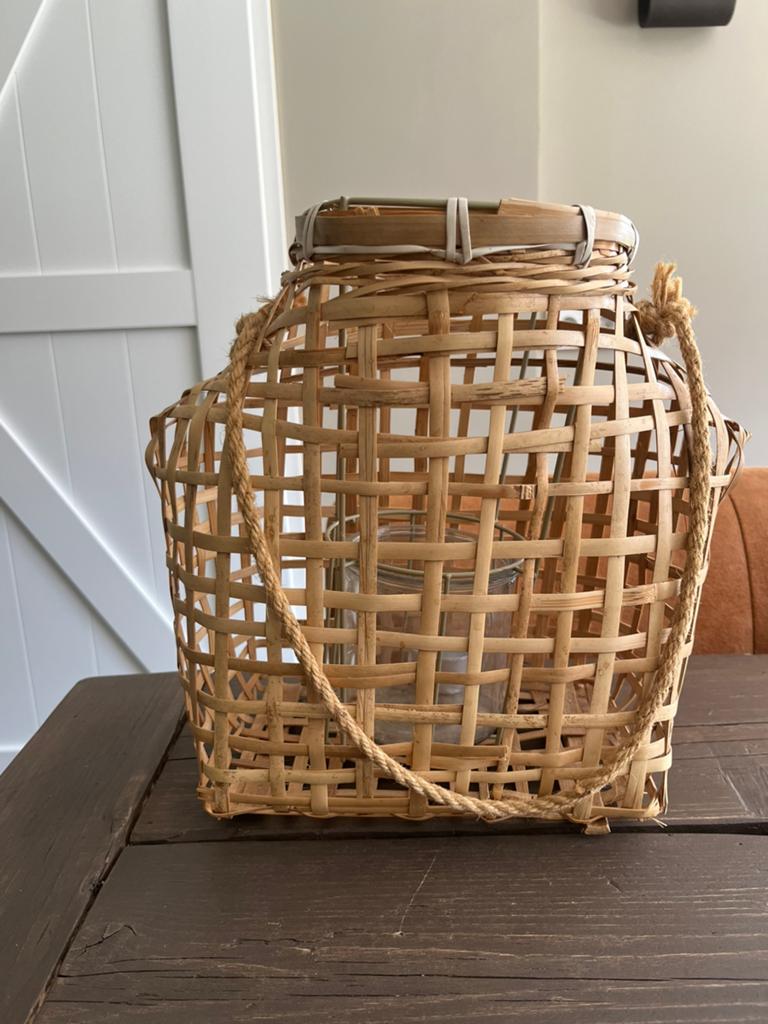 Rotan windlicht, Ophalen, Overige materialen, Overige kleuren, 25 tot 50 cm