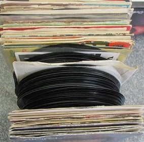 Ruim 75 singels, ep`, flexi en7 inch, Gebruikt, Overige genres, 7 inch, Ophalen of Verzenden