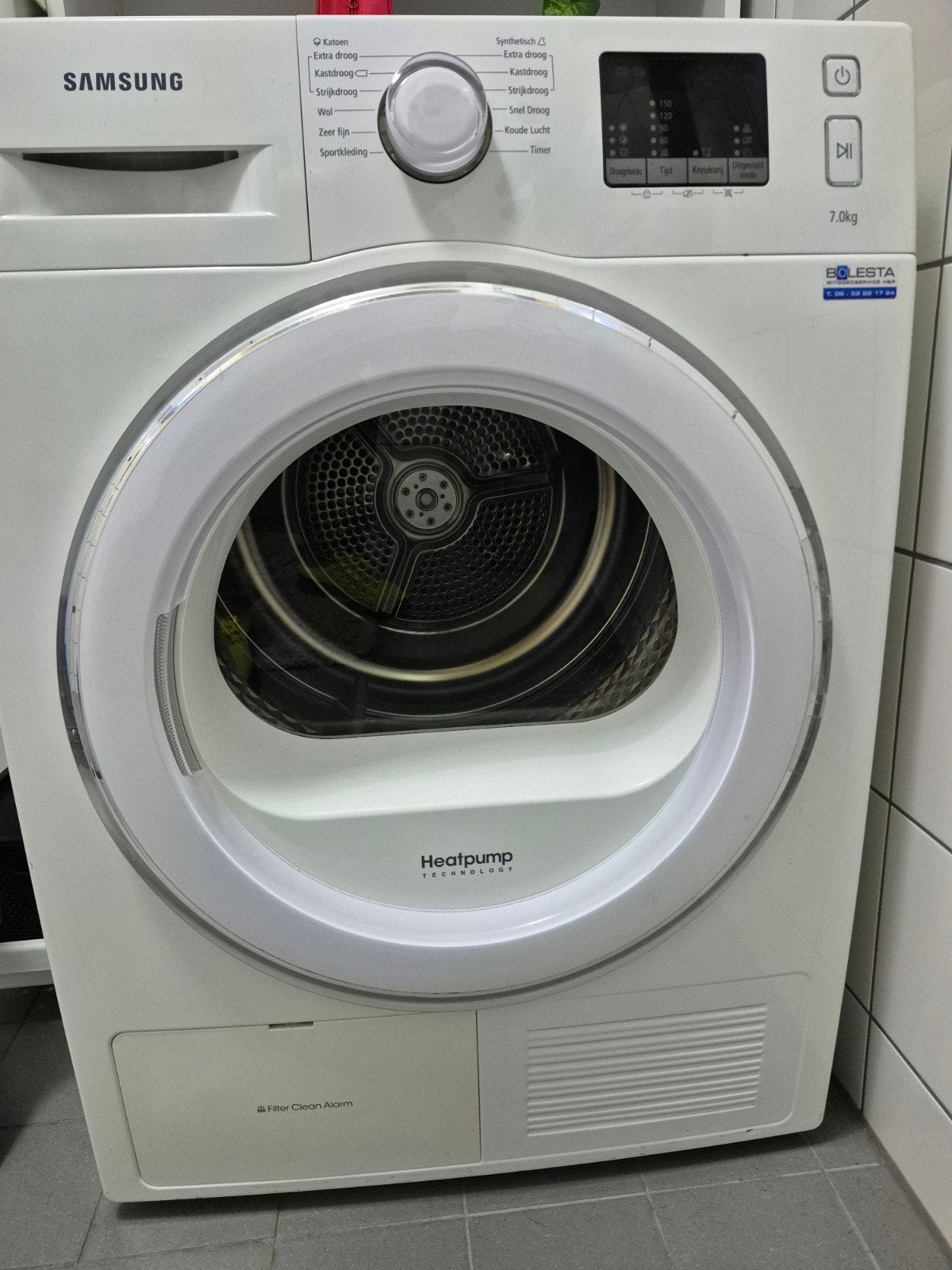 Samsung Warmtepompdroger 7kg - Energiezuinig en Stil