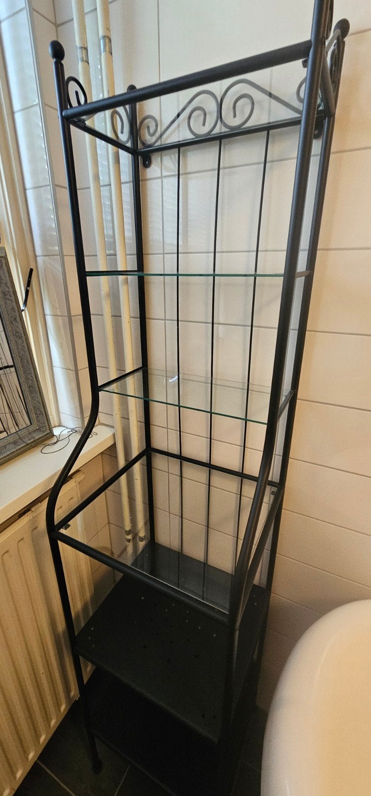 Zwarte stellingskast##shelving unit Black!##, Ophalen of Verzenden
