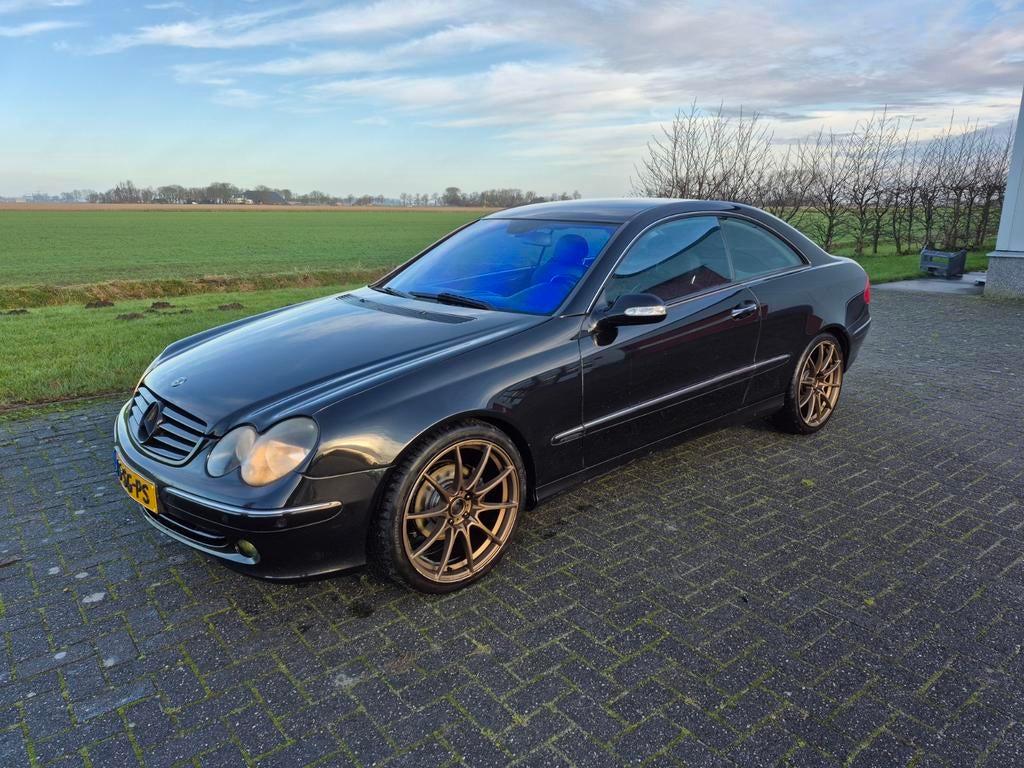 Mercedes-Benz CLK 1.8 Clk200 Kompr Coupe AUT 2006 Zwart, Automaat, Achterwielaandrijving, Zwart, 4 cilinders