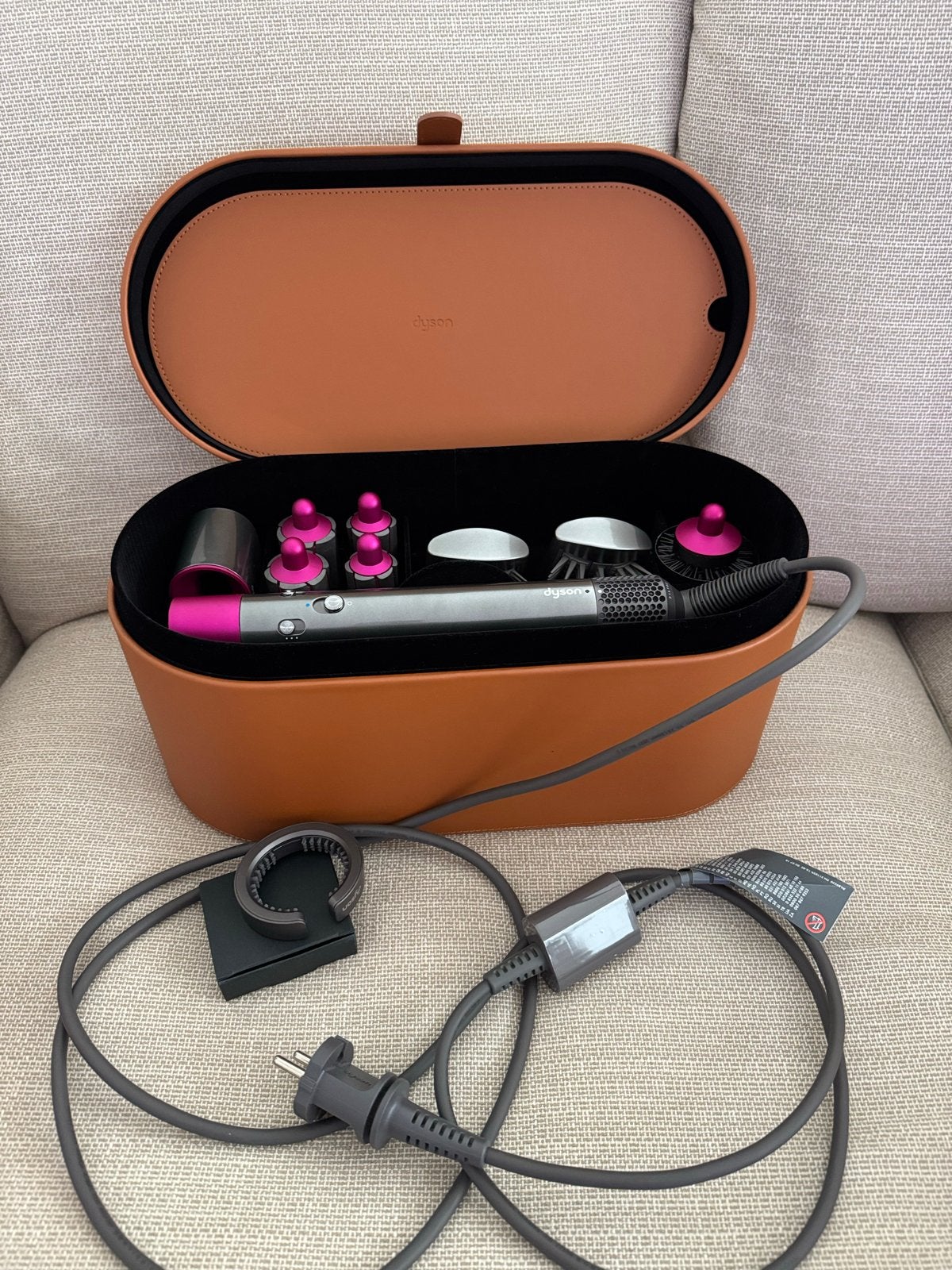 Dyson Airwrap Complete Styler met accessoires, Ophalen, Zo goed als nieuw, Föhn of Haardroger