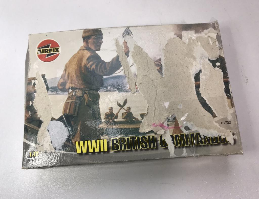 Airfix British Commandos 01732 (4454) SHF, Hobby en Vrije tijd, Modelbouw | Figuren en Diorama's, Gebruikt, Figuur of Figuren