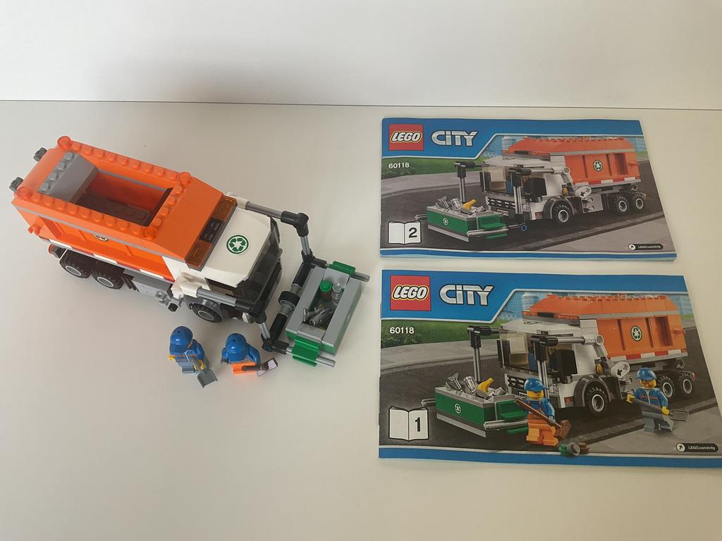 Lego City vuilniswagen 60118, Compleet, Lego, Ophalen of Verzenden, Complete set