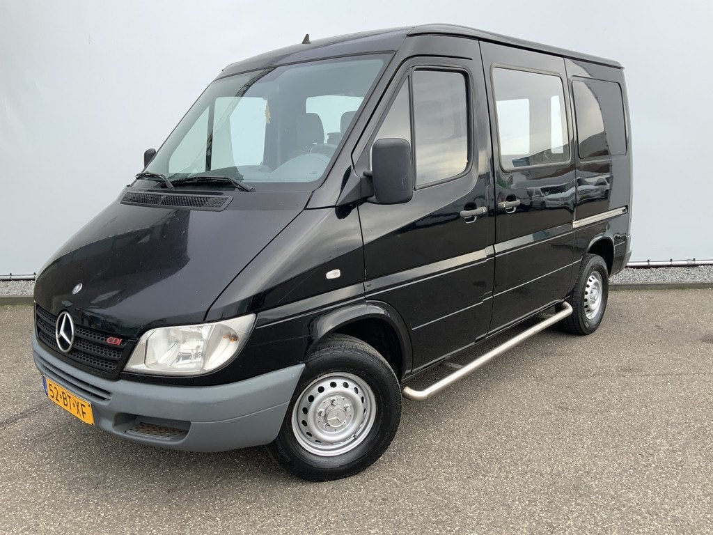 Mercedes-Benz Sprinter 316 CDI 2.7 300 L1H1 3 Zits Opstap Du, Gebruikt, 156 pk, Zwart, Bedrijf