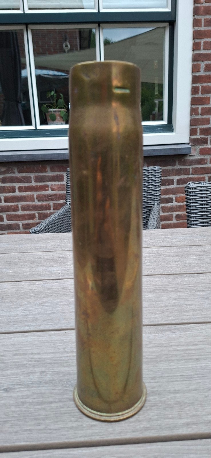6pdr ,kogelhuls,granaathuls,obus,ww2, Ophalen of Verzenden, Landmacht, Engeland, Hulzen of Bodemvondsten