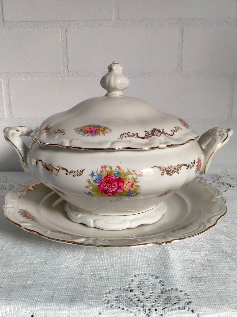 Soepterrine met onderschaal Bavaria SUMMERSALE, Ophalen of Verzenden