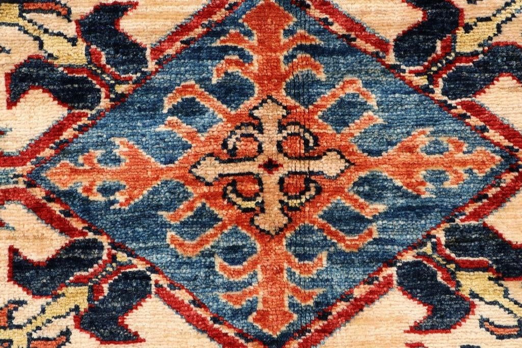 Handgeknoopt KAZAK Perzisch tapijt 263x179/kleed/kelim/Loper, Www.simatapijten.nl, 150 tot 200 cm, 200 cm of meer, Ophalen of Verzenden