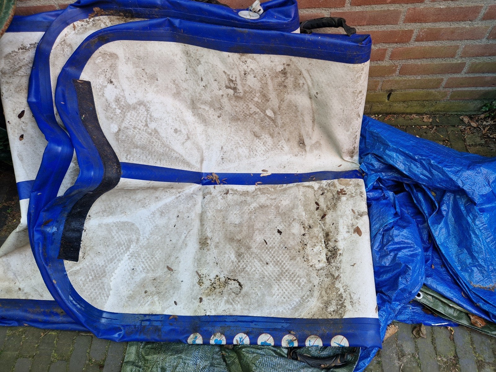 Air track gymnastiekmat, functioneel alleen schoonmaken, Ophalen, Gebruikt