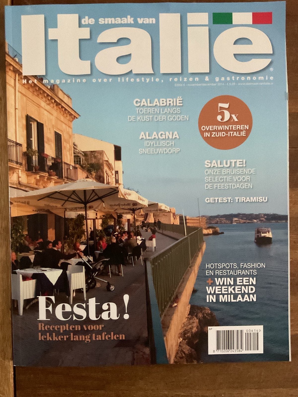 De Smaak van Italie Magazine - Lifestyle, Reizen & Gastronom, Verzenden, Gelezen, Overige typen
