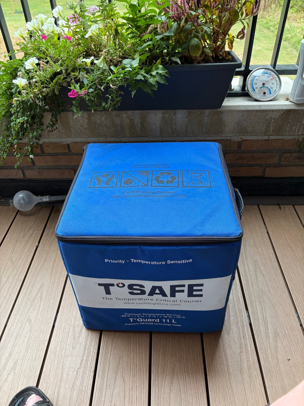 TSAFE Koelbox met VIP/PCM-technologie, Ophalen, Zo goed als nieuw, Koelbox, Koelelement