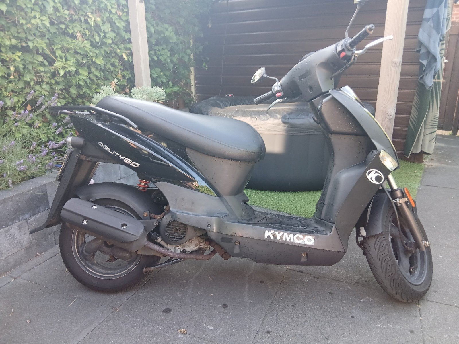 Kymco Agility 50, Ophalen