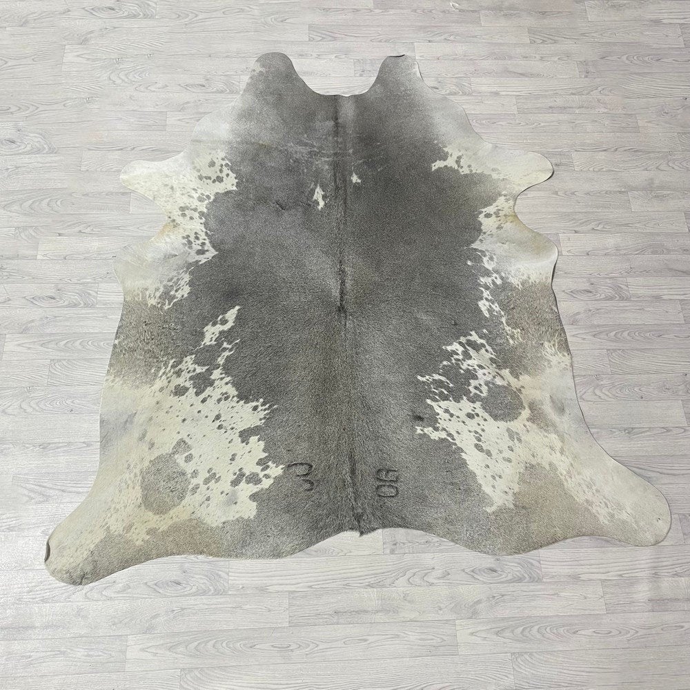 Koeienhuid grijs crème wit 215x200cm | Lederstore, Landelijk, modern, Scandinavisch, industrieel, 200 cm of meer, Overige vormen