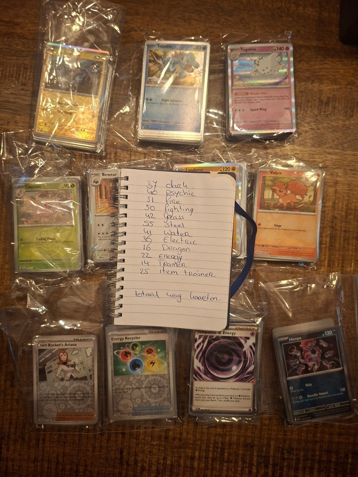 pokemon holo kaarten, Ophalen, Meerdere kaarten