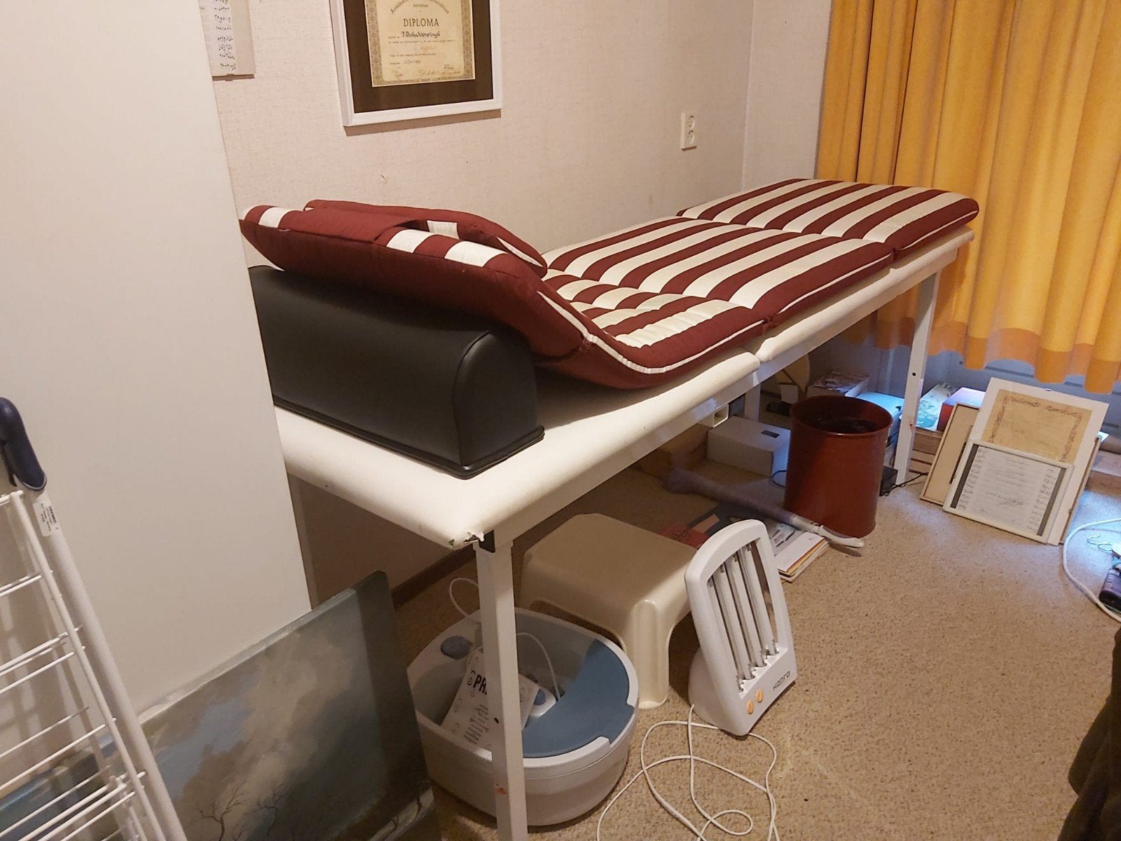 Massagetafel met 2 anatomische platen en massagekussen, Ophalen of Verzenden, Zo goed als nieuw, Massagetafel