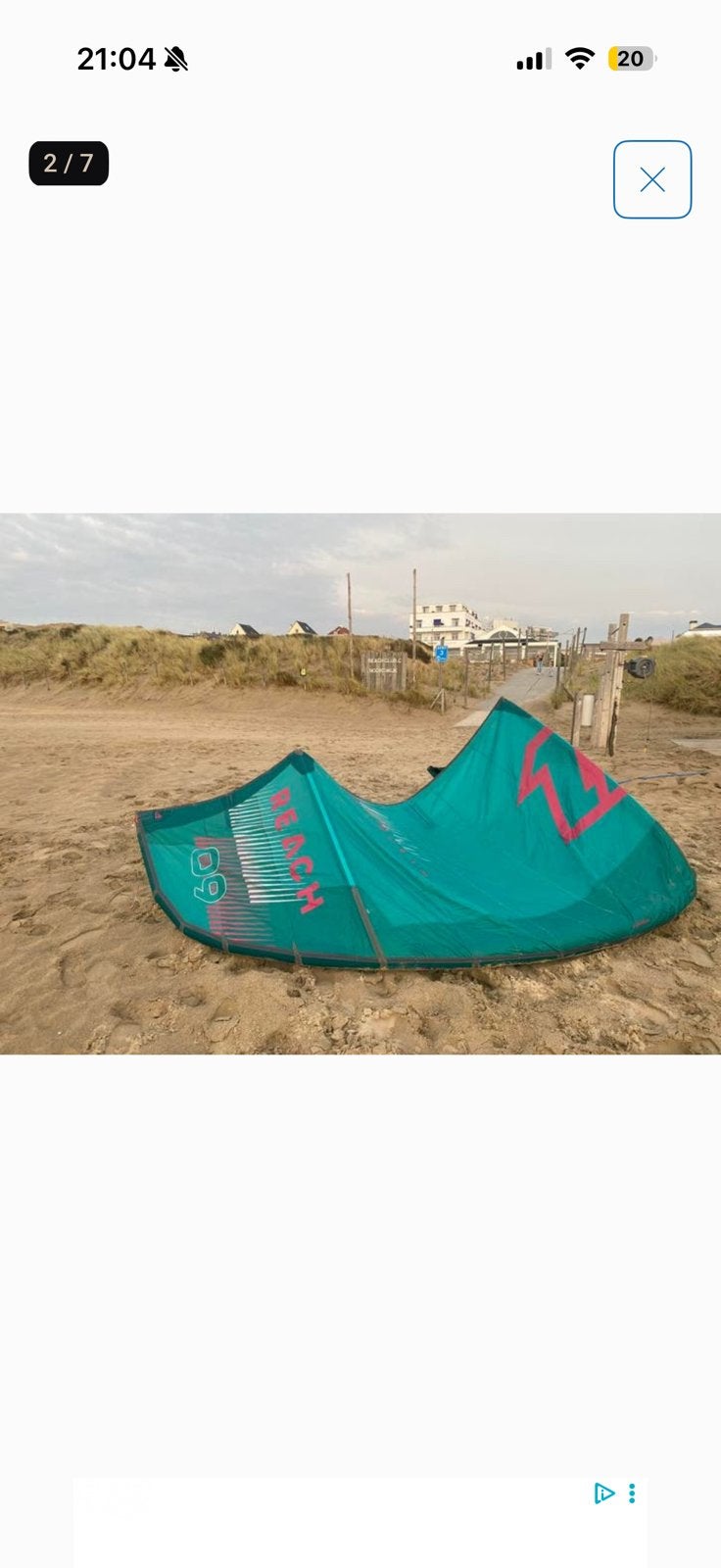 North Reach 9 m 2021, Geen board, Ophalen, Zo goed als nieuw, 9 m²