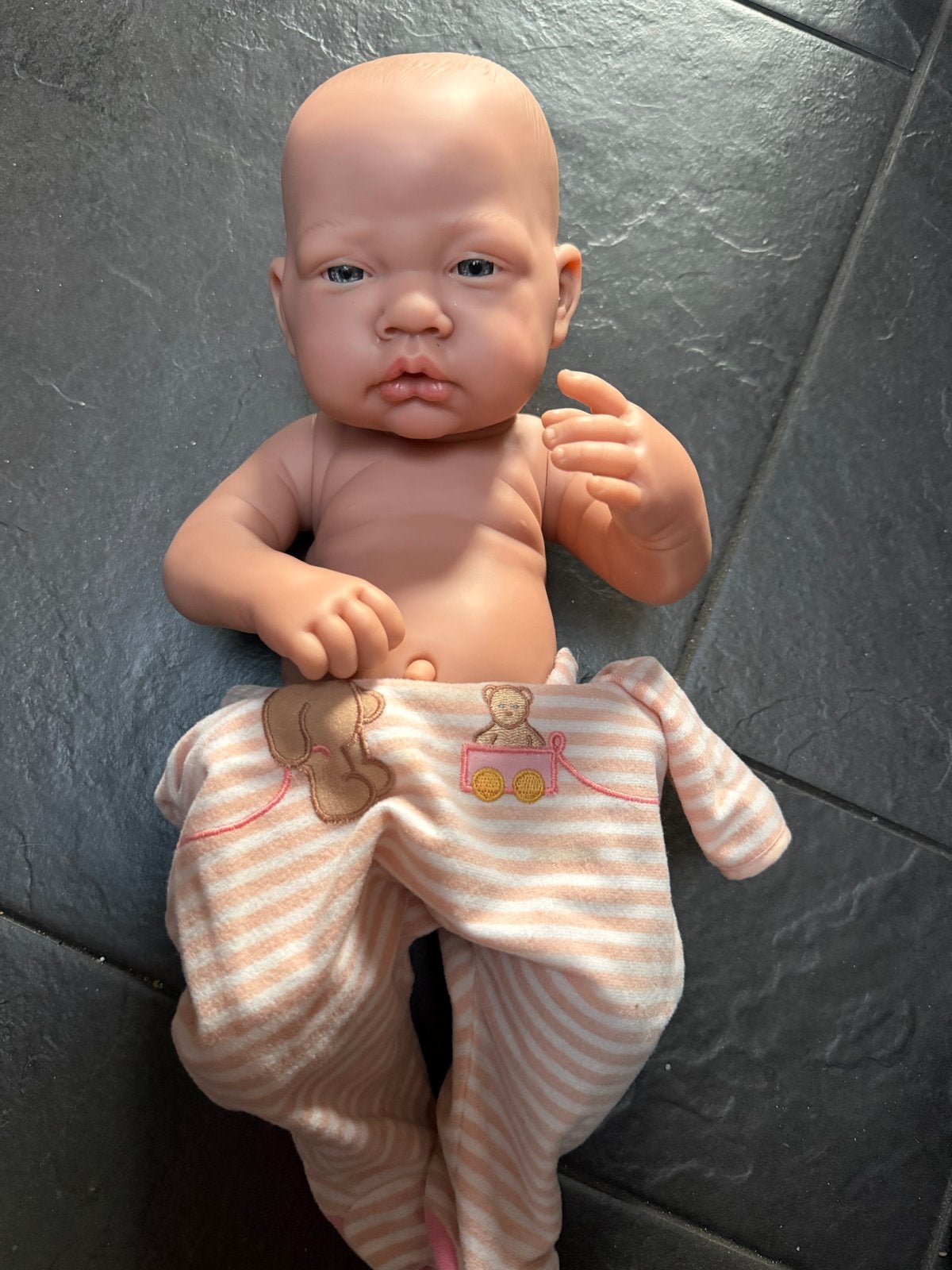 Realistische Antonio Juan babypop - Soft Touch Vinyl, Ophalen of Verzenden, Babypop