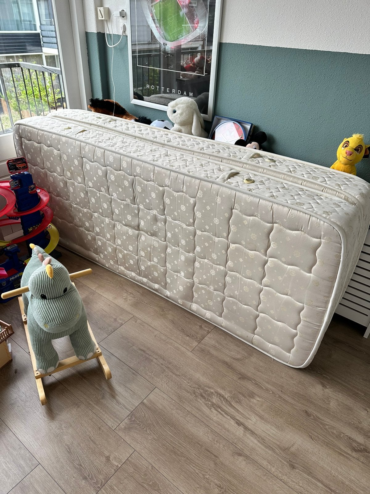 Gratis 2 matrassen van 80 x 200, Ophalen, Gebruikt, Tweepersoons, 80 cm