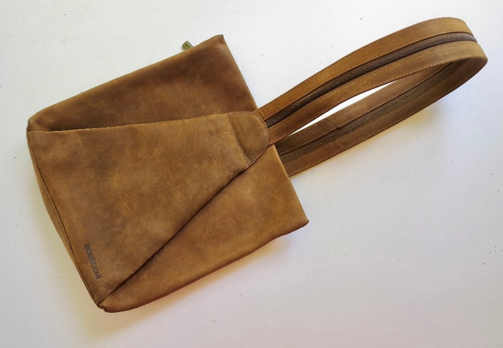 Fraaie Bosboom rug-, handtas, Verzenden, Zo goed als nieuw, Bruin, Handtas
