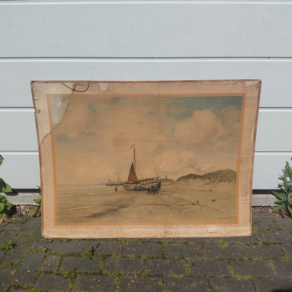 Boot aan t strand, Ophalen