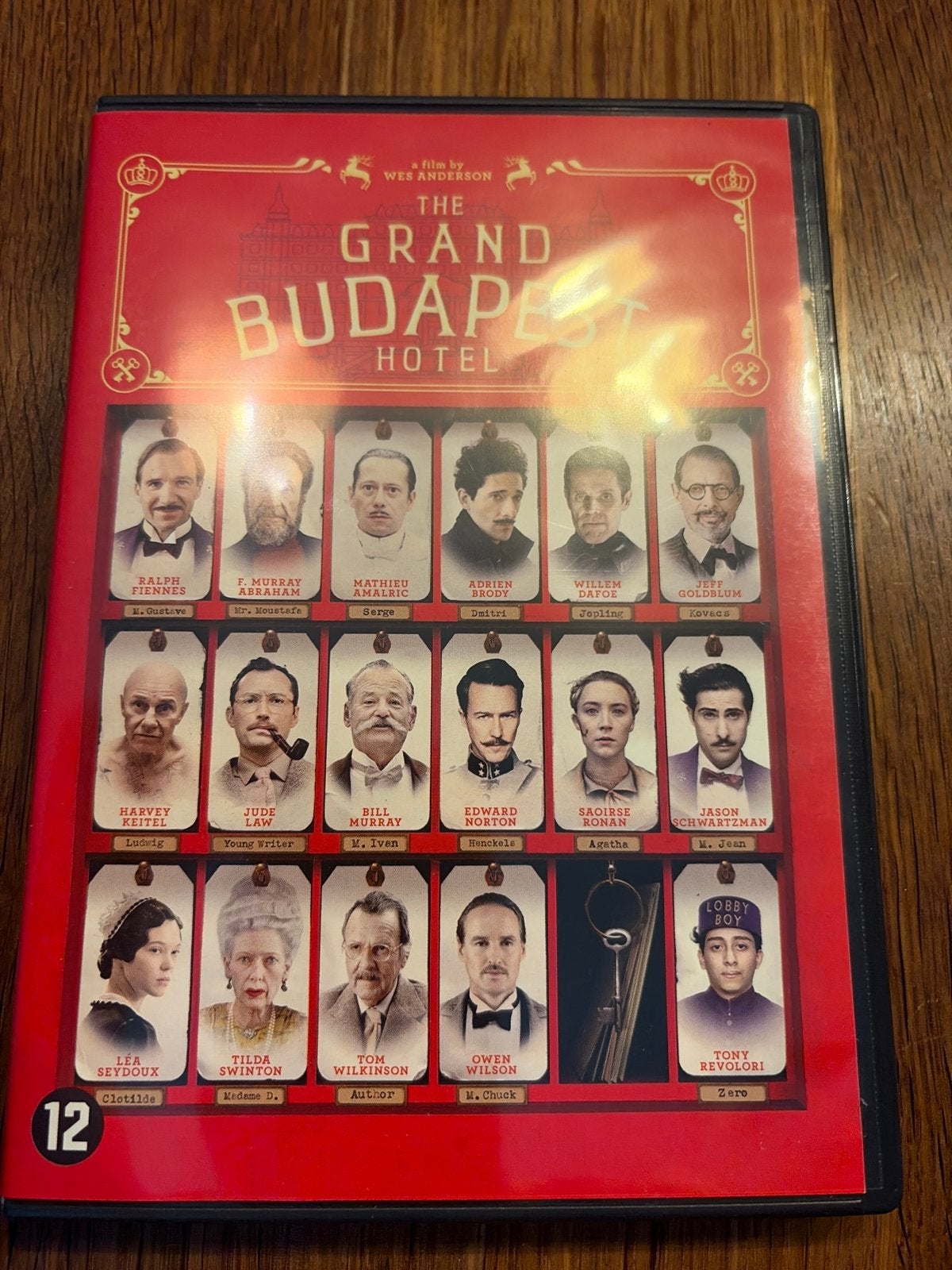 The Grand Budapest Hotel DVD - Wes Anderson, Cd's en Dvd's, Dvd's | Drama, Gebruikt, Overige genres, Vanaf 12 jaar, Ophalen of Verzenden