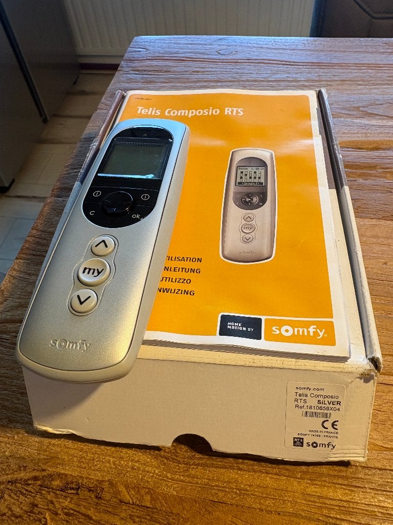 Somfy Telis Composio RTS met handleiding, 150 tot 300 cm, Ophalen of Verzenden, Zo goed als nieuw, Overige typen