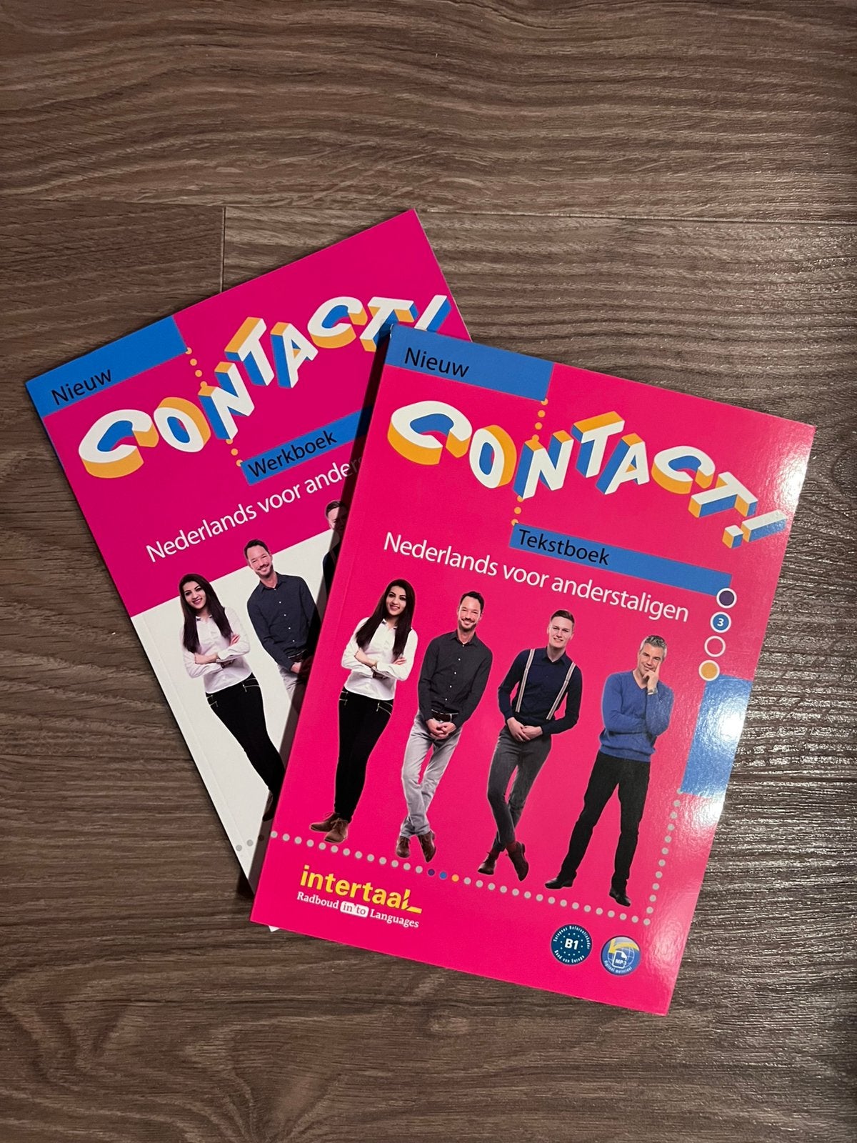 Nieuw Contact! 3 B1 – Tekstboek + Werkboek – Nieuw, Mennen, Ophalen of Verzenden, Zo goed als nieuw, Nederlands