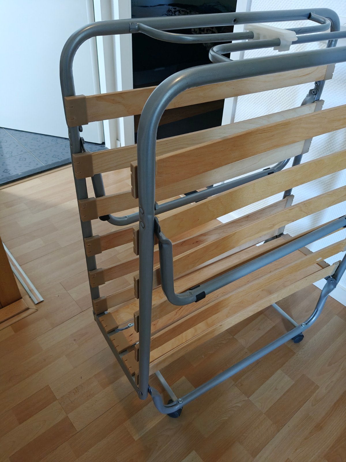 Opklapbed met matras - Ideaal voor logees, Ophalen, Gebruikt, Eenpersoons, 190 cm of minder