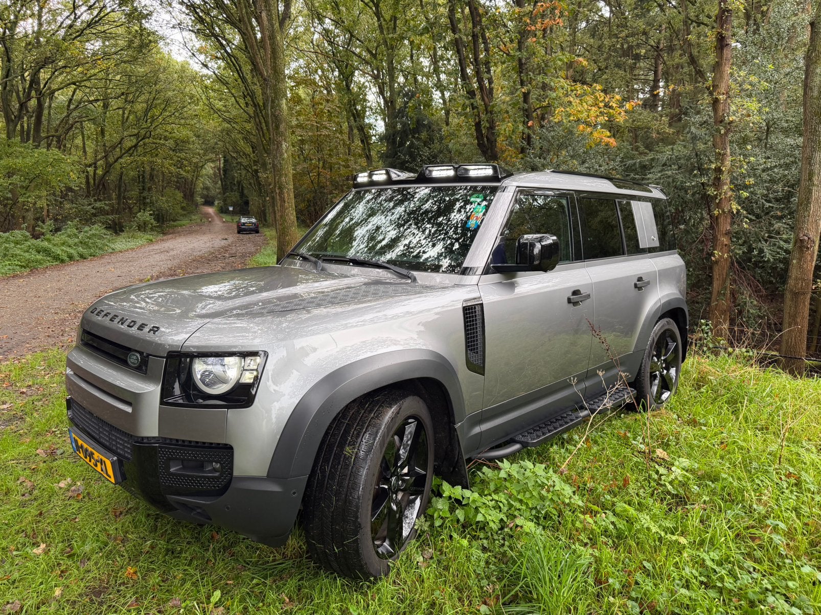 Land Rover Defender 110 P400 3.0 V6 Mhev AWD 7Per 2020 Grijs, Automaat, Dealer onderhouden, Zwart, 2996 cc