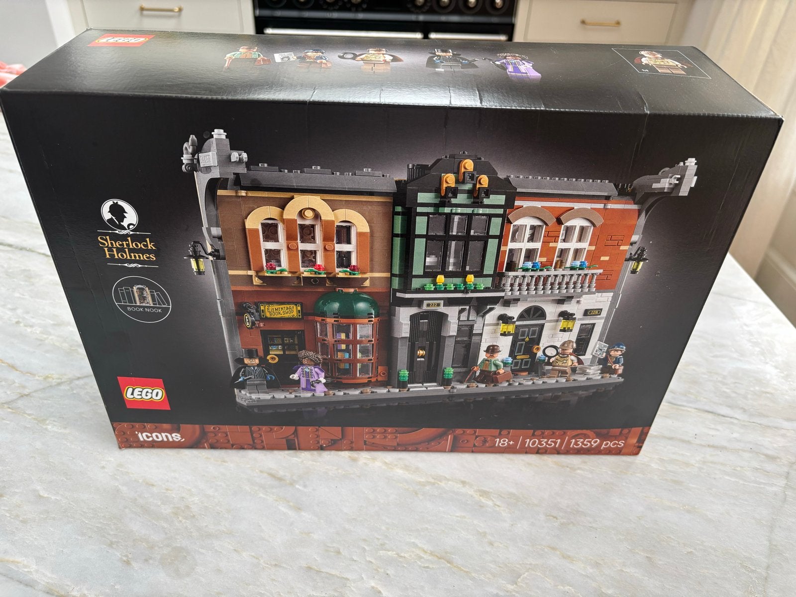 LEGO Icons 10351 Sherlock Holmes - Een keer gebouwd, Kinderen en Baby's, Speelgoed | Duplo en Lego, Lego, Nieuw, Ophalen of Verzenden