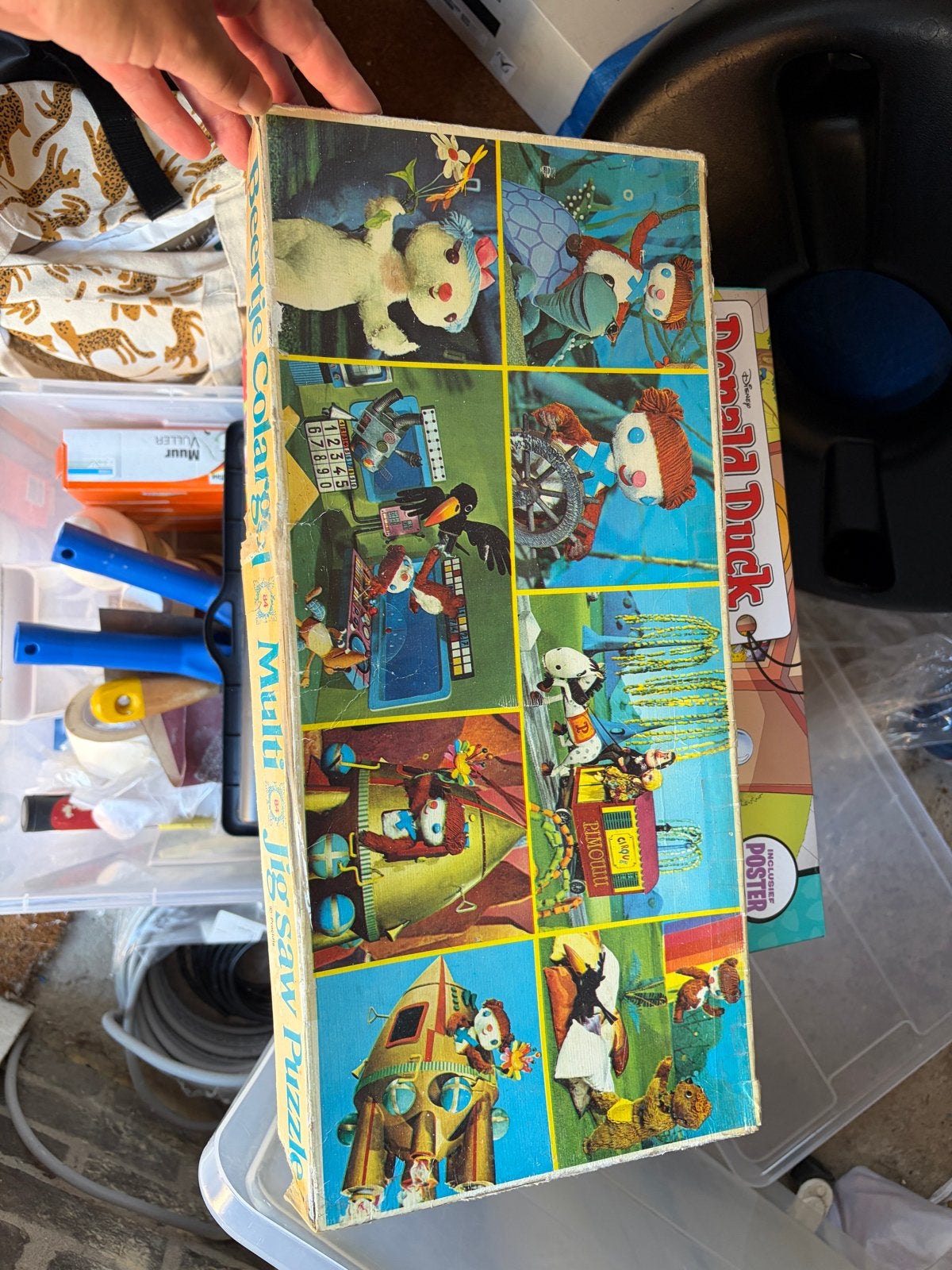 Vintage Fabeltjeskrant Multi Legpuzzel, Ophalen, Meer dan 50 stukjes, Gebruikt, 4 tot 6 jaar