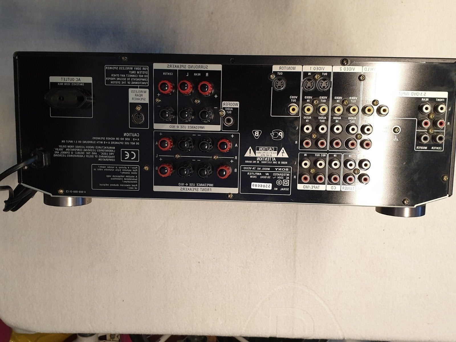 Sony integrated AV amplifier TA-VE610, Ophalen of Verzenden, Sony