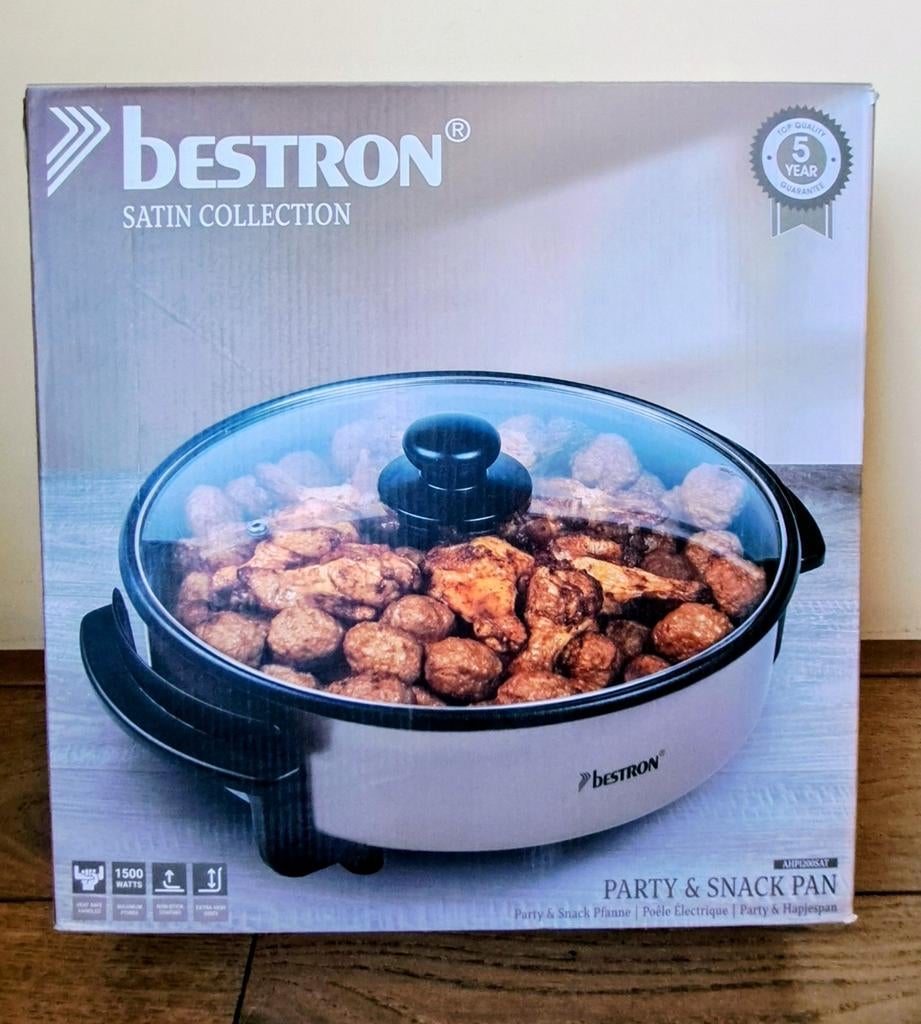 Bestron Party & Snack Pan - Multifunctionele Hapjespan, Ophalen of Verzenden, Nieuw