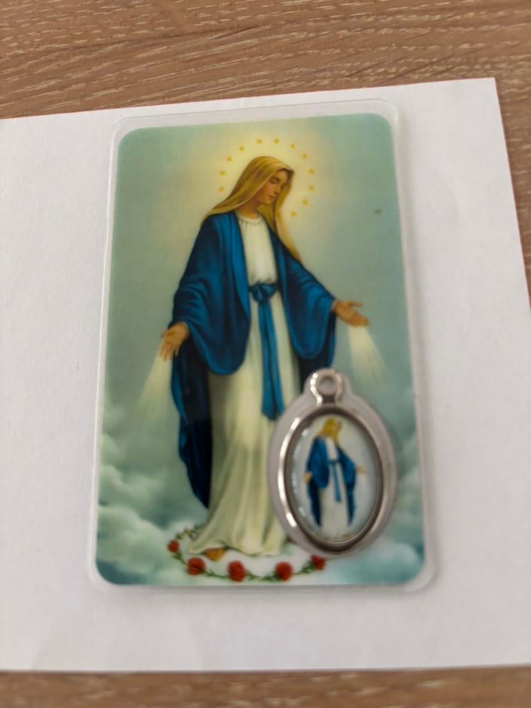 Mooie Maria met daarbij een medaille, Ophalen of Verzenden, Zo goed als nieuw, Sieraad