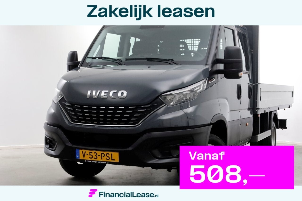 Iveco Daily 35C18 3.0 180pk HiMatic Automaat D.C. Open Laadb, Automaat, Dealer onderhouden, Achterwielaandrijving, Gebruikt