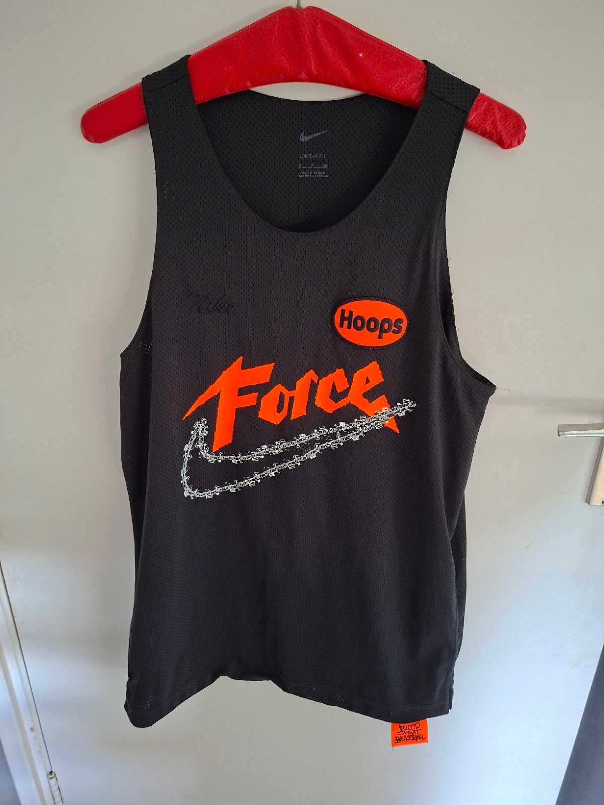 Nike Hoops Force Basketbal Shirt Maat S, Zwart, Overige typen, Nike, Ophalen of Verzenden