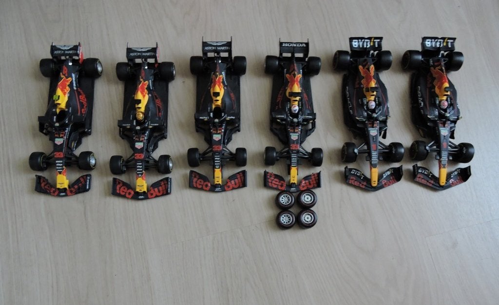 6x Max verstappen red bull racing modelauto's 1:24, Hobby en Vrije tijd, Modelauto's | 1:24, Ophalen of Verzenden, Gebruikt, Auto