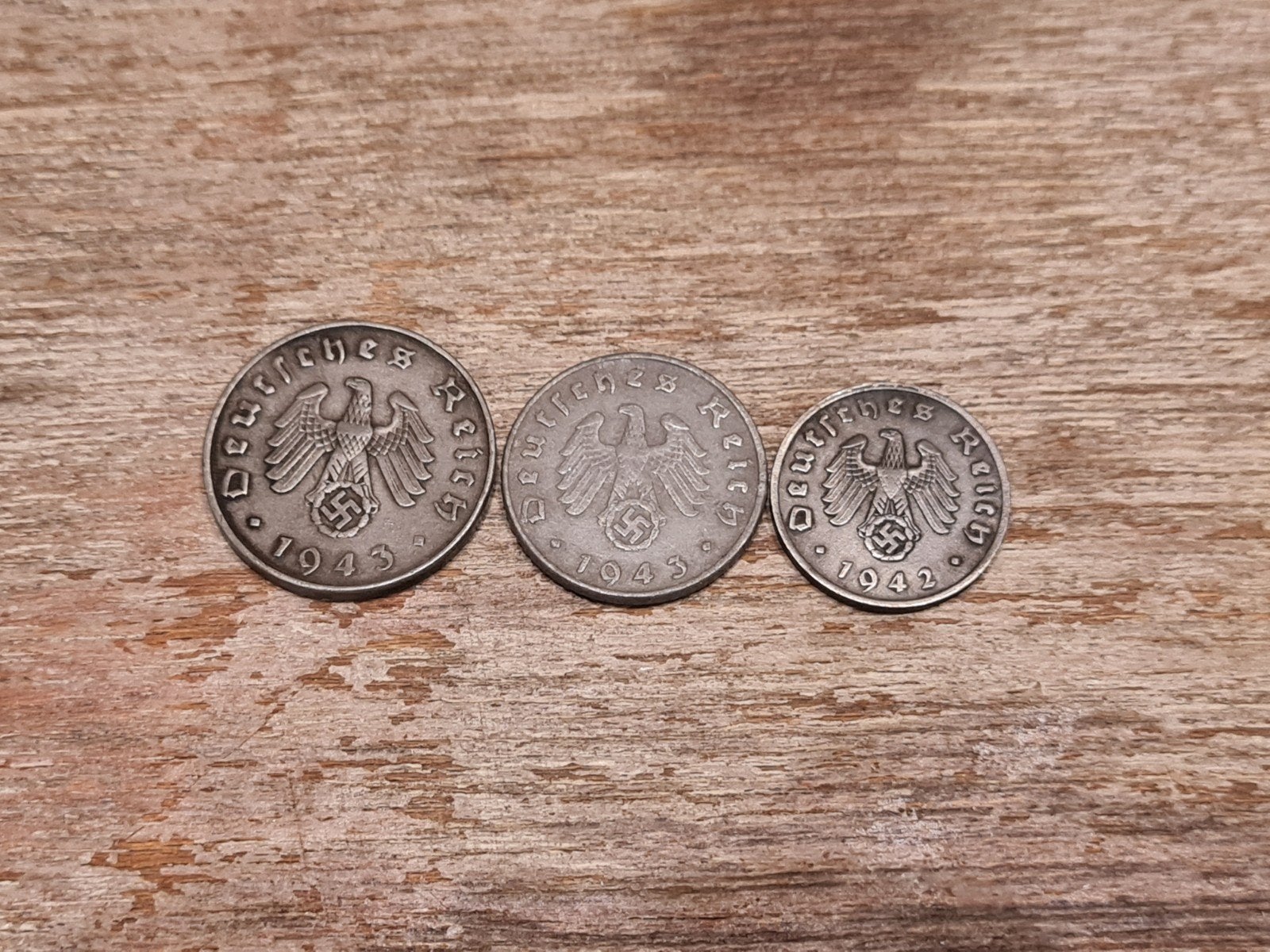 Set Duitse munten Tweede Wereldoorlog (#6), Verzamelen, Ophalen of Verzenden, Overige soorten, Duitsland, Overige typen